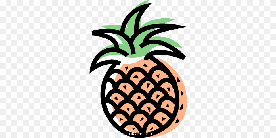 Pineapples Royalty Vector Clip Art Illustration Pineapple Clip Art, Food, Fruit, Plant, Produce Free Png Download