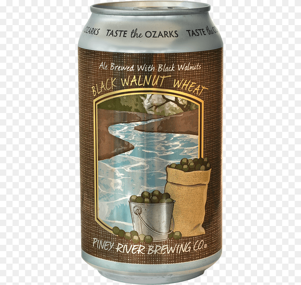 Piney River Black Walnut Wheat, Alcohol, Beer, Beverage, Lager Free Transparent Png