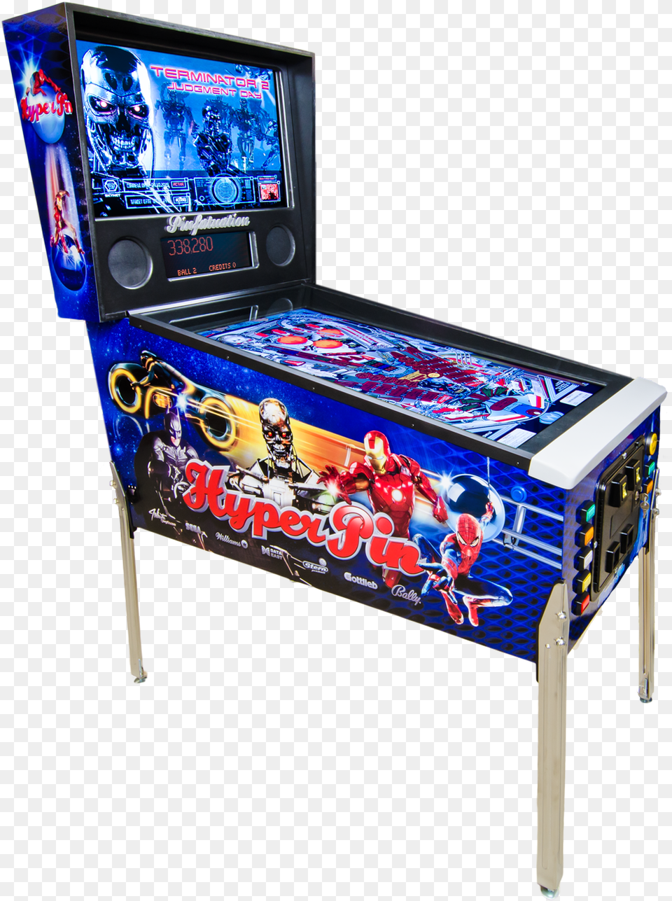 Pinfatuation Digital Pinball Machine, Arcade Game Machine, Game, Adult, Male Free Transparent Png