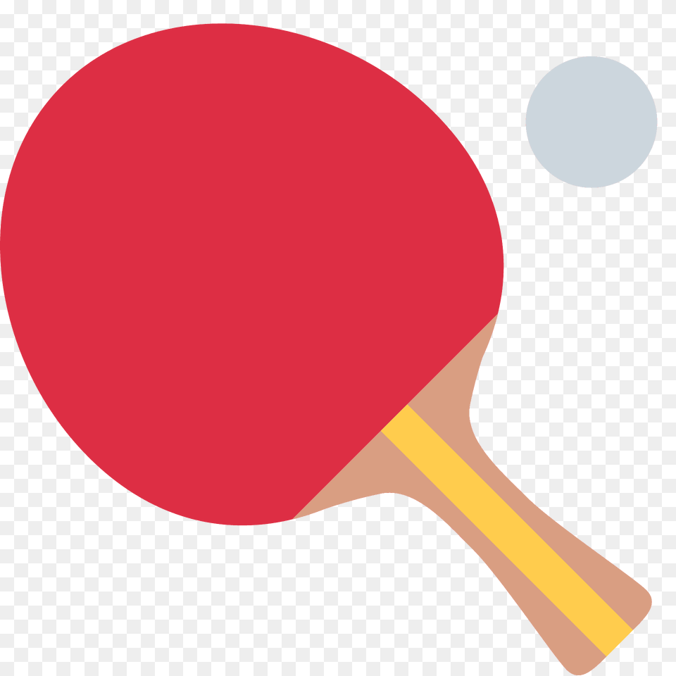 Ping Pong Emoji Clipart, Racket Free Transparent Png