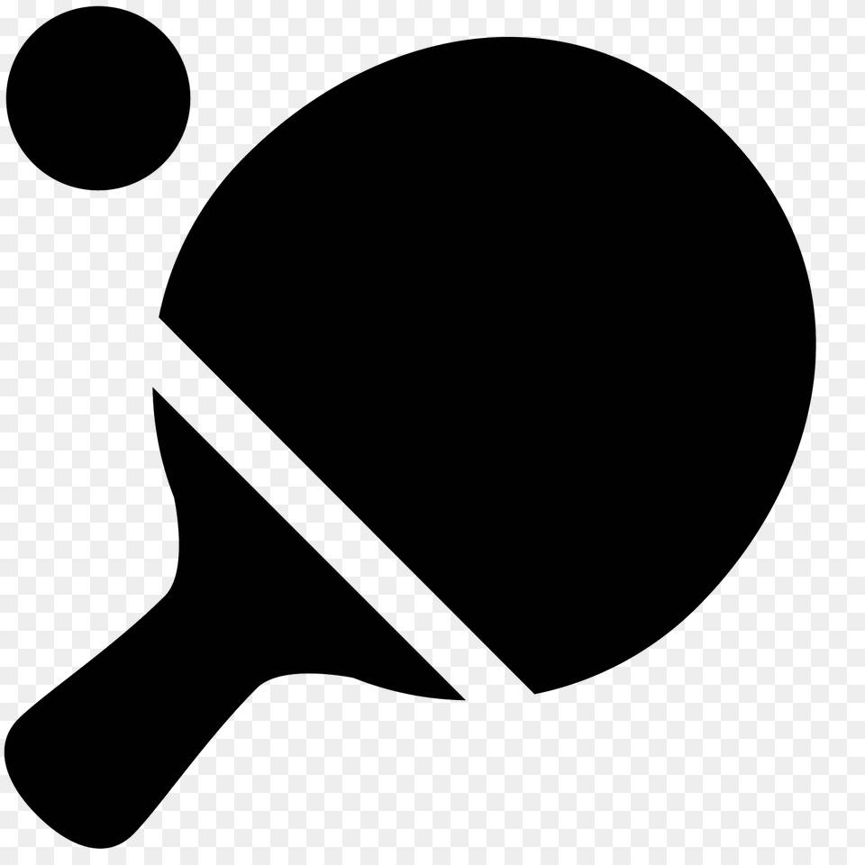 Ping Pong Icon, Gray Free Png Download