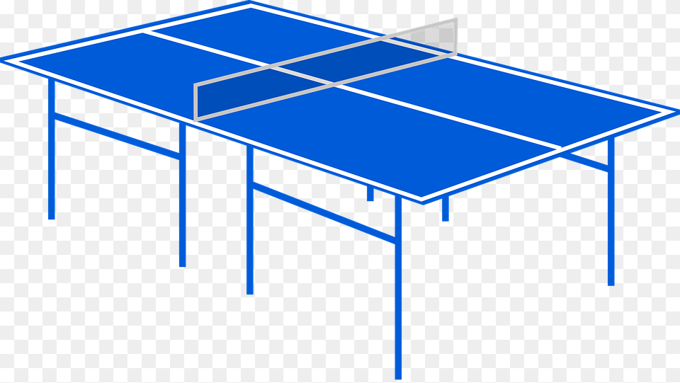 Ping Pong Table Tennis Playing Field Blue Sports Ping Pong Table Clipart, Ping Pong, Sport Png