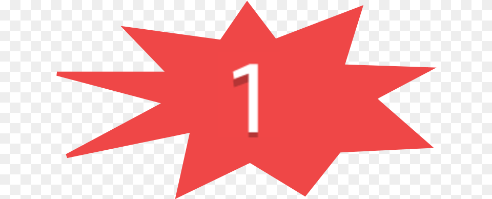Pinged Pow Red Discord Emoji Red Star Bank Logo, Star Symbol, Symbol, Leaf, Plant Free Png Download