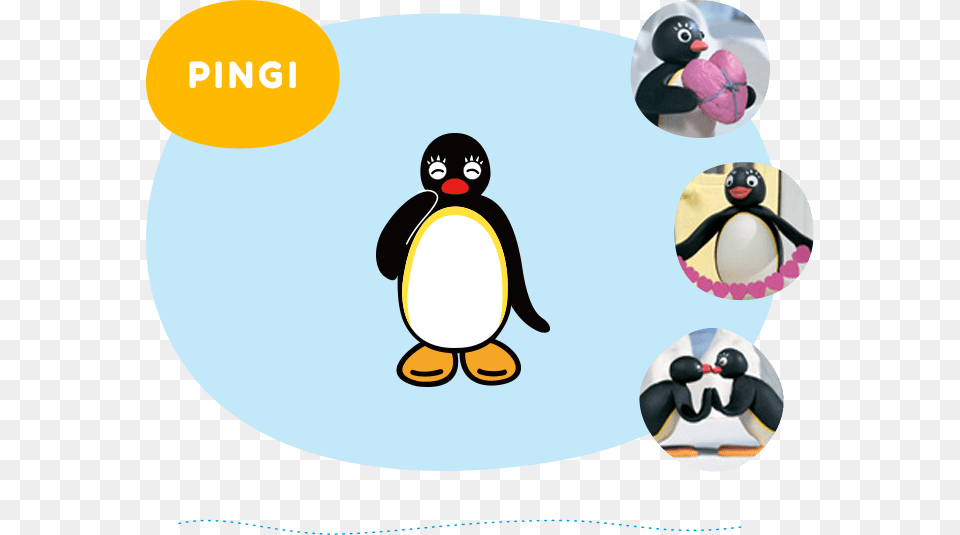 Pingi Is Not As Adventurous As Pingu Is And She Will Cartoni Animati Ping Pingu Innamorato Dvd, Animal, Bird, Penguin Free Png Download