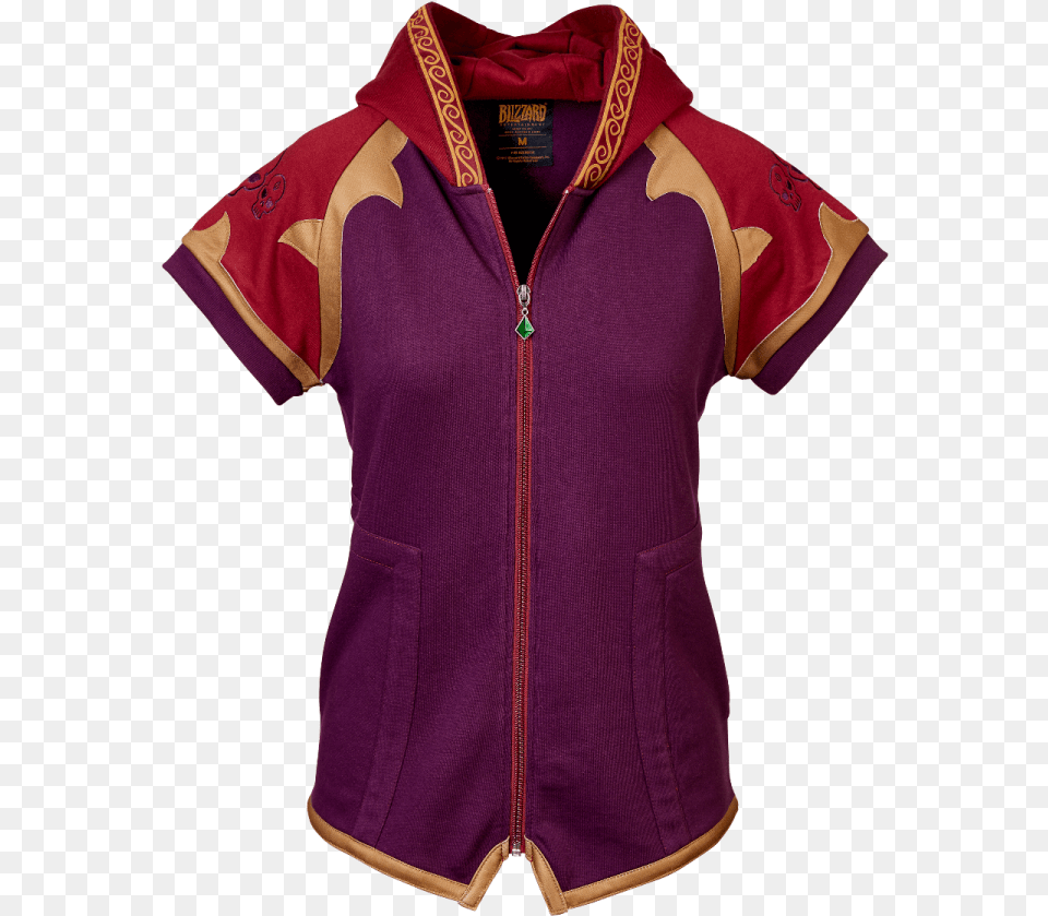 Pingl Sur Wishlist Sylvanas Short Sleeve Hoodie, Clothing, Shirt, Vest, Coat Free Png Download