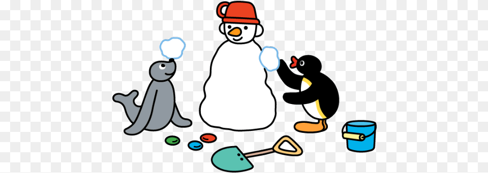 Pingu Cartoon, Outdoors, Nature, Animal, Bird Free Png Download