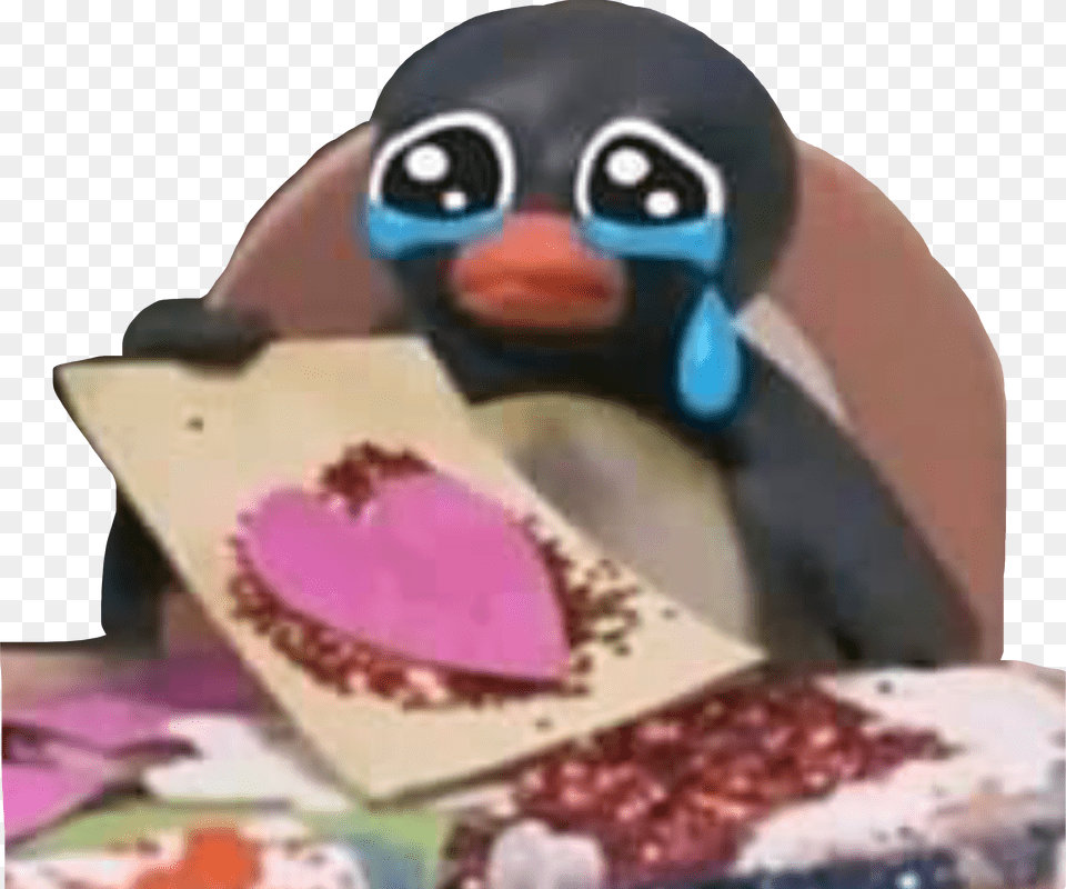 Pingu Meme Love Freetoedit You Text Someone All Excited But Their Energy Doesn Png