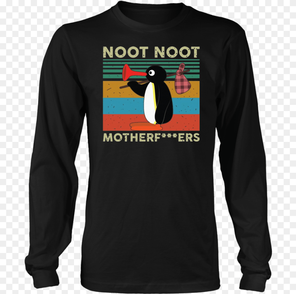 Pingu Noot Noot Motherfucker T Shirt Dad Its Called Anime Aliexpress, Animal, Bird, Clothing, Long Sleeve Free Transparent Png