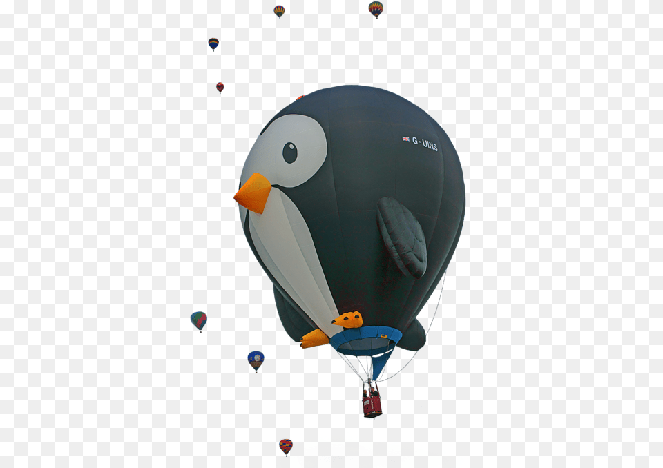 Pinguino De Madagascar En Globo, Aircraft, Hot Air Balloon, Transportation, Vehicle Png