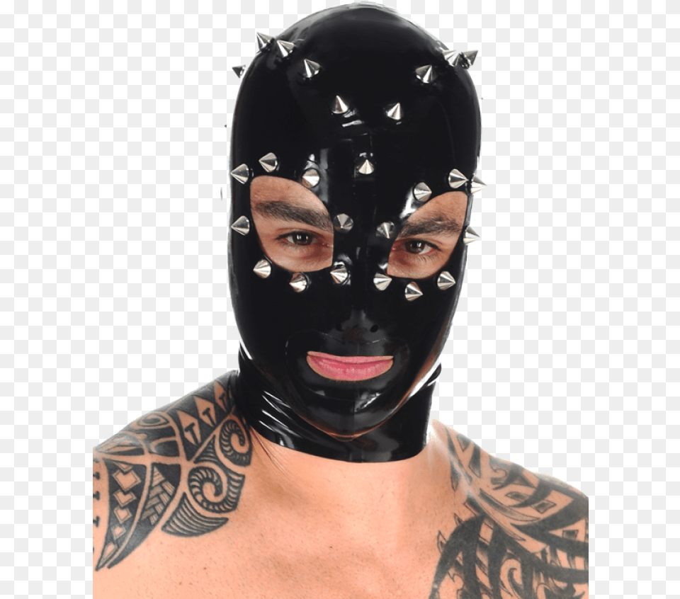 Pinhead Hood Face Mask, Adult, Male, Man, Person Png Image