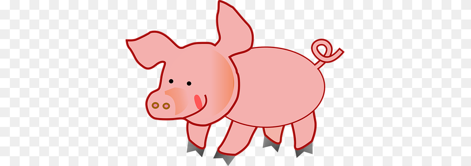 Pink Animal, Mammal, Pig Png Image