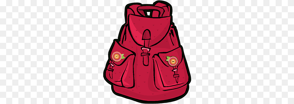 Pink Backpack, Bag, Dynamite, Weapon Free Png