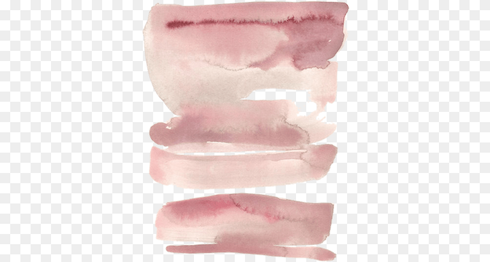 Pink Abstract Art Watercolour, Food, Meat, Pork Free Transparent Png