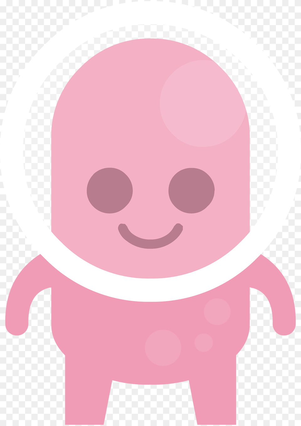 Pink Alien Clipart, Clothing, Hat, Face, Head Png Image