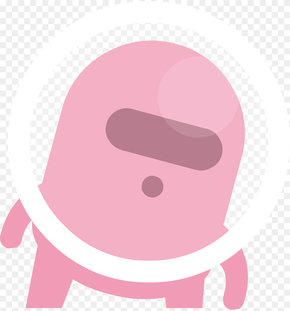 Pink Alien Clipart, Piggy Bank, Disk Free Transparent Png