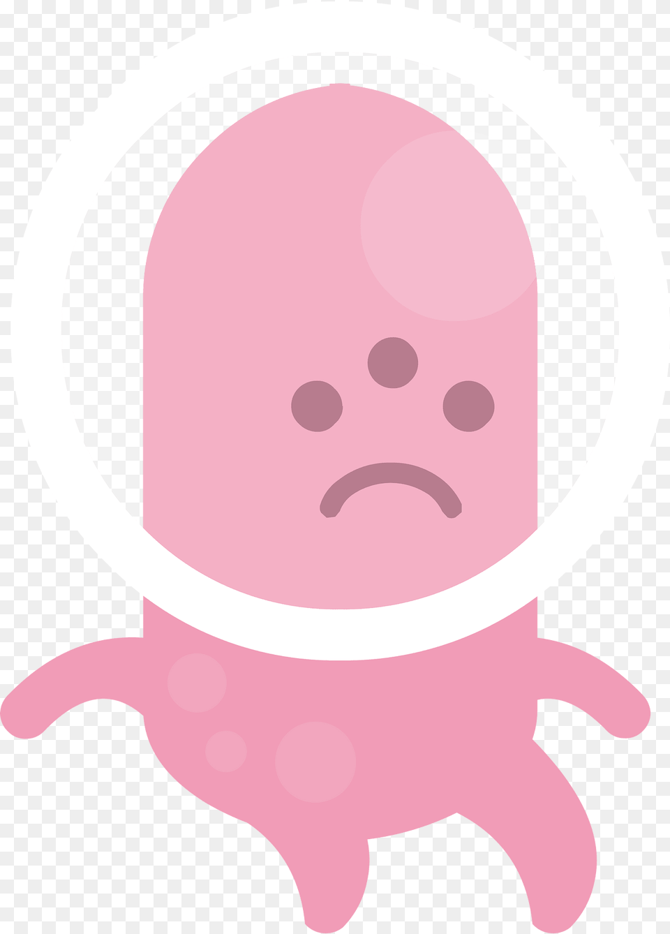 Pink Alien Clipart, Clothing, Hat, Baby, Person Png Image