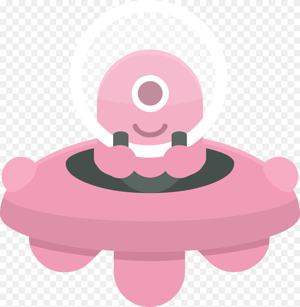 Pink Alien Ufo Clipart, Indoors, Water, Bathroom, Room Free Png