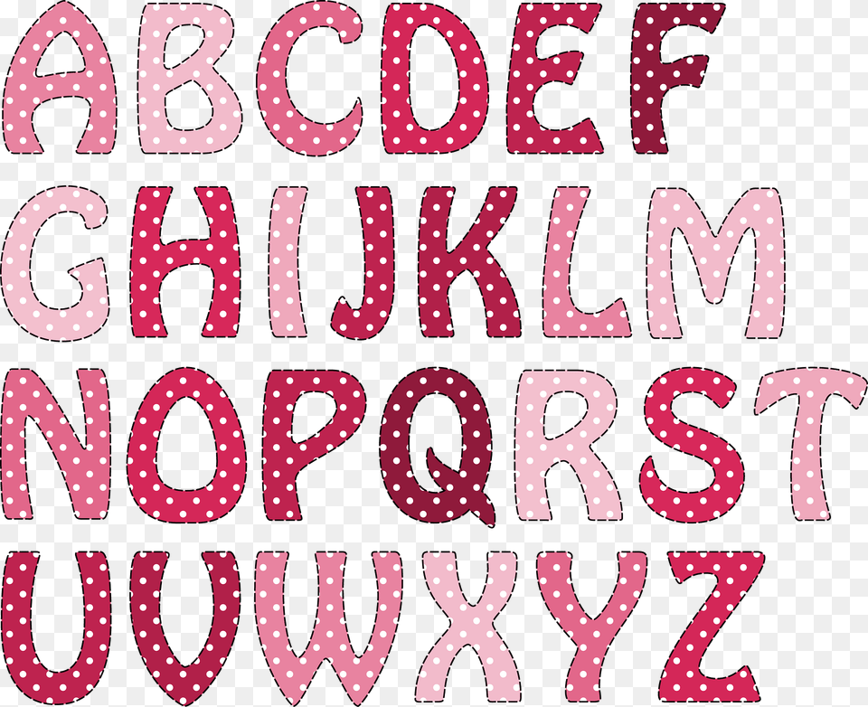 Pink Alphabet Clipart, Pattern, Text, Number, Symbol Png