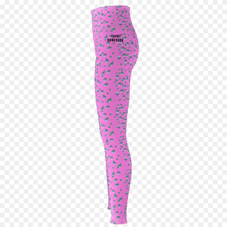Pink Amp Bubbles Yoga Pants, Clothing, Hosiery, Tights, Sock Free Png