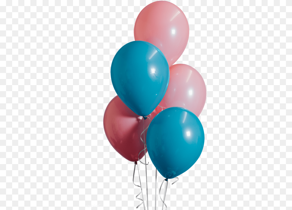 Pink And Blue Balloons, Balloon Free Transparent Png
