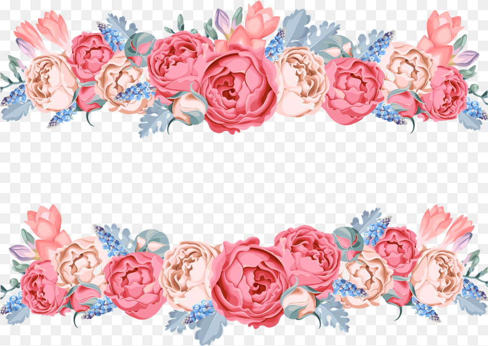 Pink And Blue Flowers Clipart Images Gal Blue Pink Flower Vector, Accessories, Plant, Food, Flower Arrangement Free Transparent Png