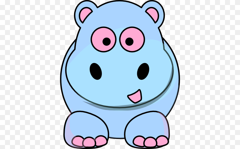 Pink And Blue Hippo Clip Art, Plush, Toy, Animal, Bear Free Png