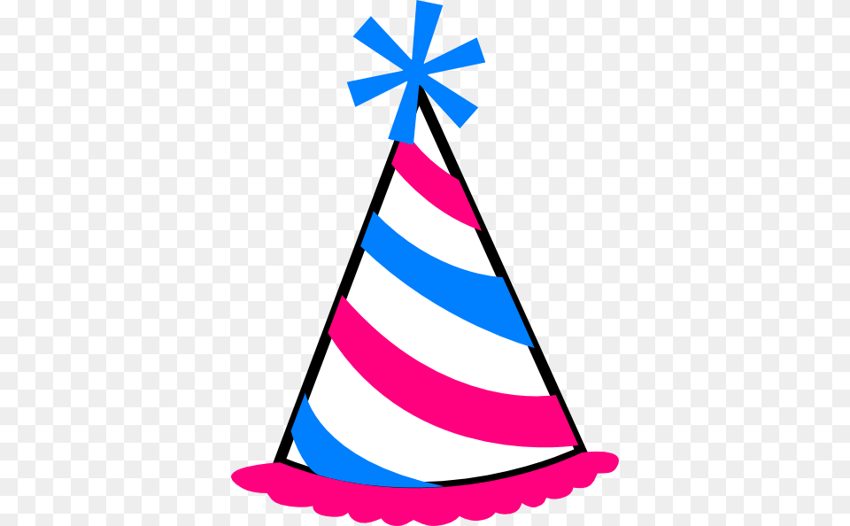 Pink And Blue Party Hat Clip Art, Clothing, Party Hat, Nature, Outdoors Free Png