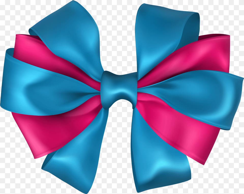 Pink And Blue Ribbon U0026 Ribbonpng Pink And Blue Bow Free Png