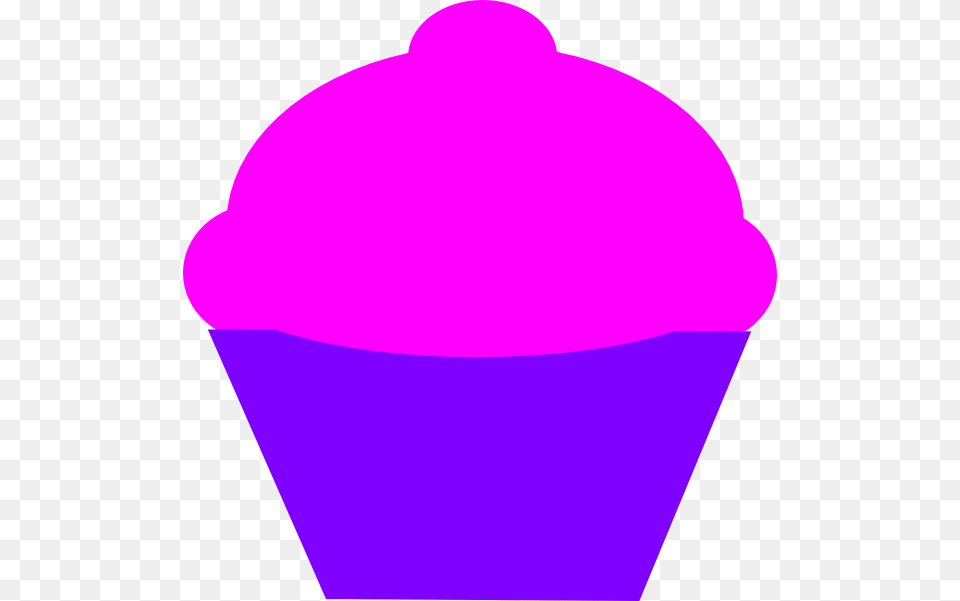 Pink And Curple Cupcake Svg Clip Arts, Cake, Cream, Dessert, Food Png