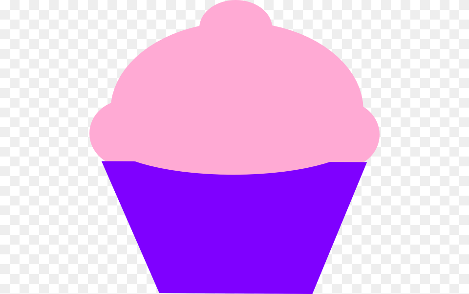 Pink And Curple Cupcake Svg Clip Arts, Cake, Cream, Dessert, Food Free Png Download