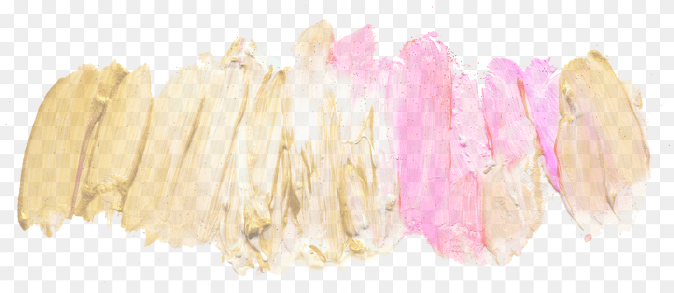 Pink And Gold, Cream, Dessert, Flower, Food Free Png Download
