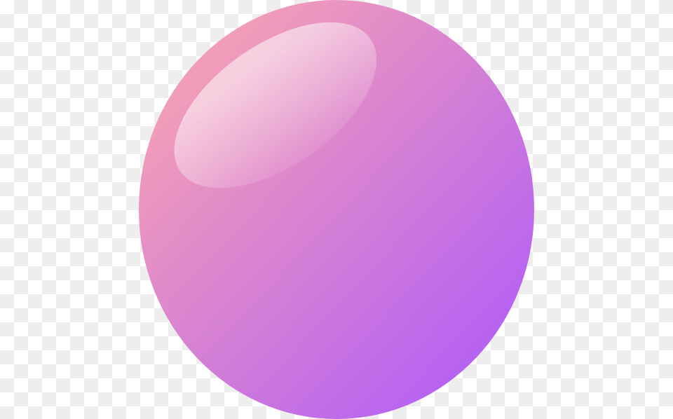 Pink And Purple Bubble, Sphere, Disk Free Png Download