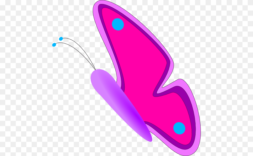 Pink And Purple Butterfly Side View Svg Clip Arts Butterfly Clip Art, Smoke Pipe Free Png Download