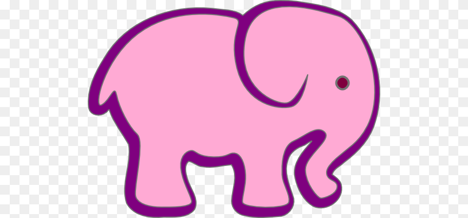 Pink And Purple Elephant Clip Art, Animal, Mammal, Wildlife, Smoke Pipe Free Png