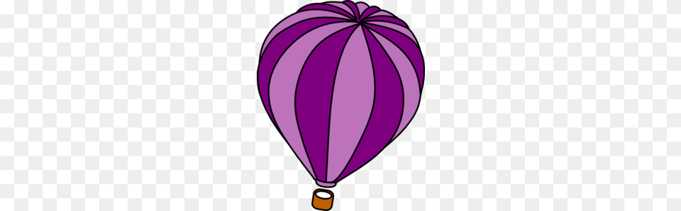 Pink And Purple Hot Air Balloon, Aircraft, Transportation, Vehicle, Hot Air Balloon Png