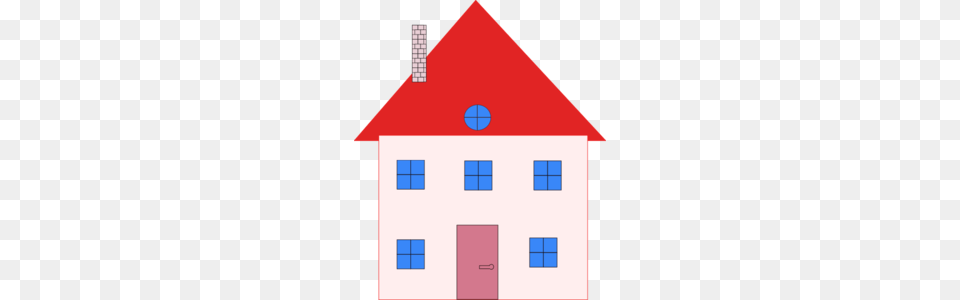 Pink And Red House Clip Art, Outdoors, Nature, Architecture, Building Free Png Download