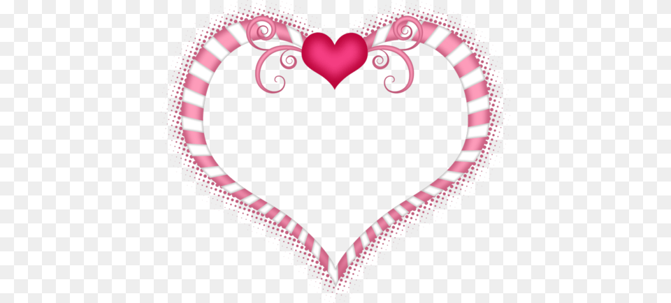 Pink And White Heart Happy Love Day Love Days Happy Heart Png Image