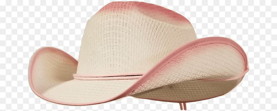 Pink And White Little Girl Cowgirl Hat With A Chin Baseball Cap, Clothing, Cowboy Hat Png