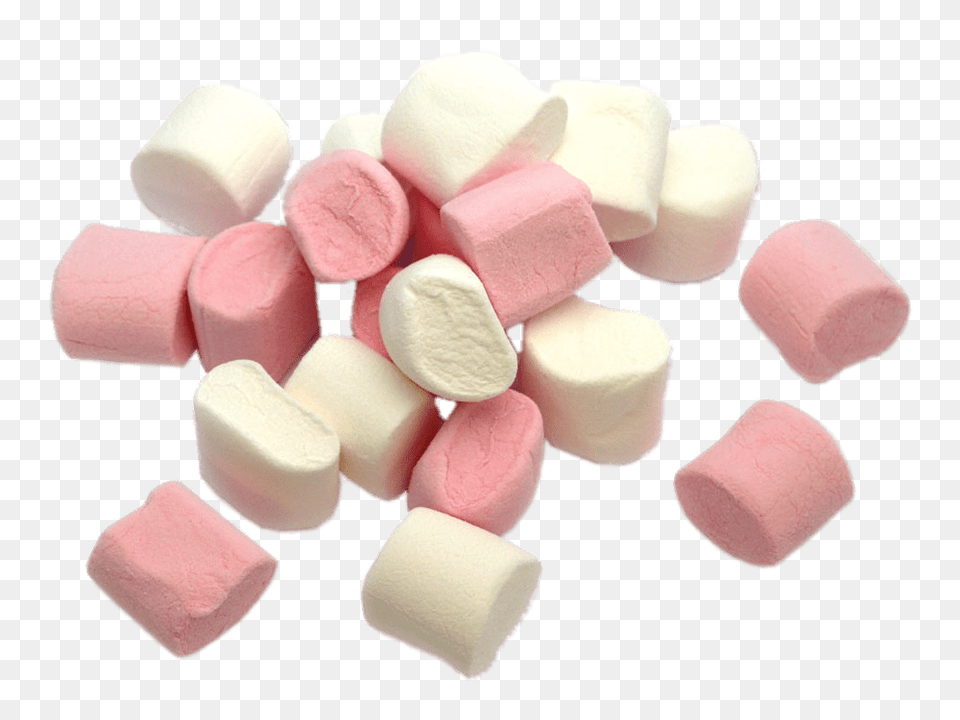 Pink And White Marshmallows, Food, Sweets Free Png