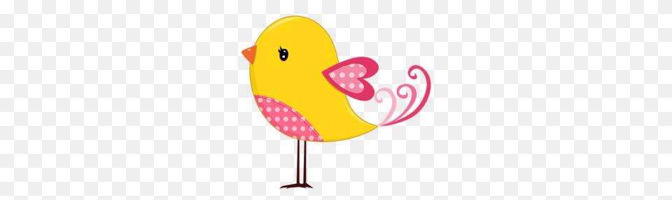 Pink And Yellow Birds Cherry Clipart Free Transparent Png