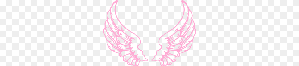 Pink Angel Wings Clip Art Paper Crafts Wings, Accessories, Jewelry, Necklace, Baby Free Png Download