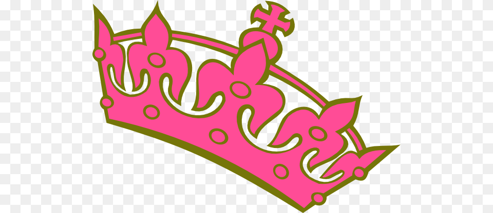 Pink Army Tilted Tiara Clip Art, Accessories, Jewelry, Dynamite, Weapon Png Image