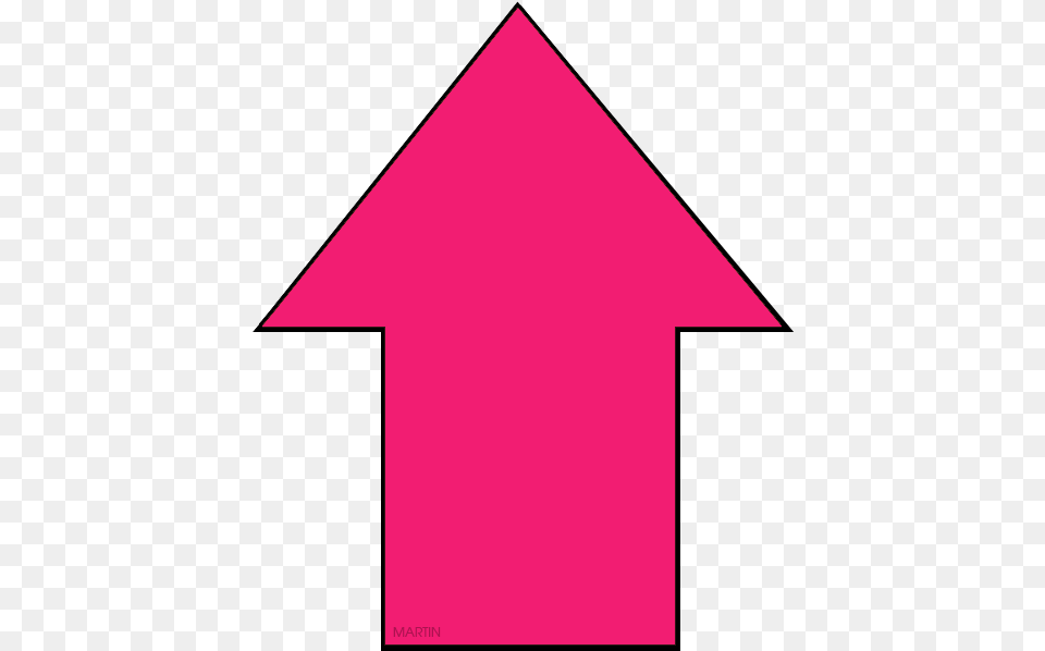 Pink Arrow, Triangle Png Image