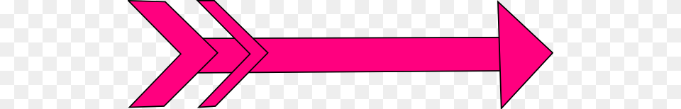 Pink Arrow Clip Art, Logo, Weapon, Symbol Free Png Download