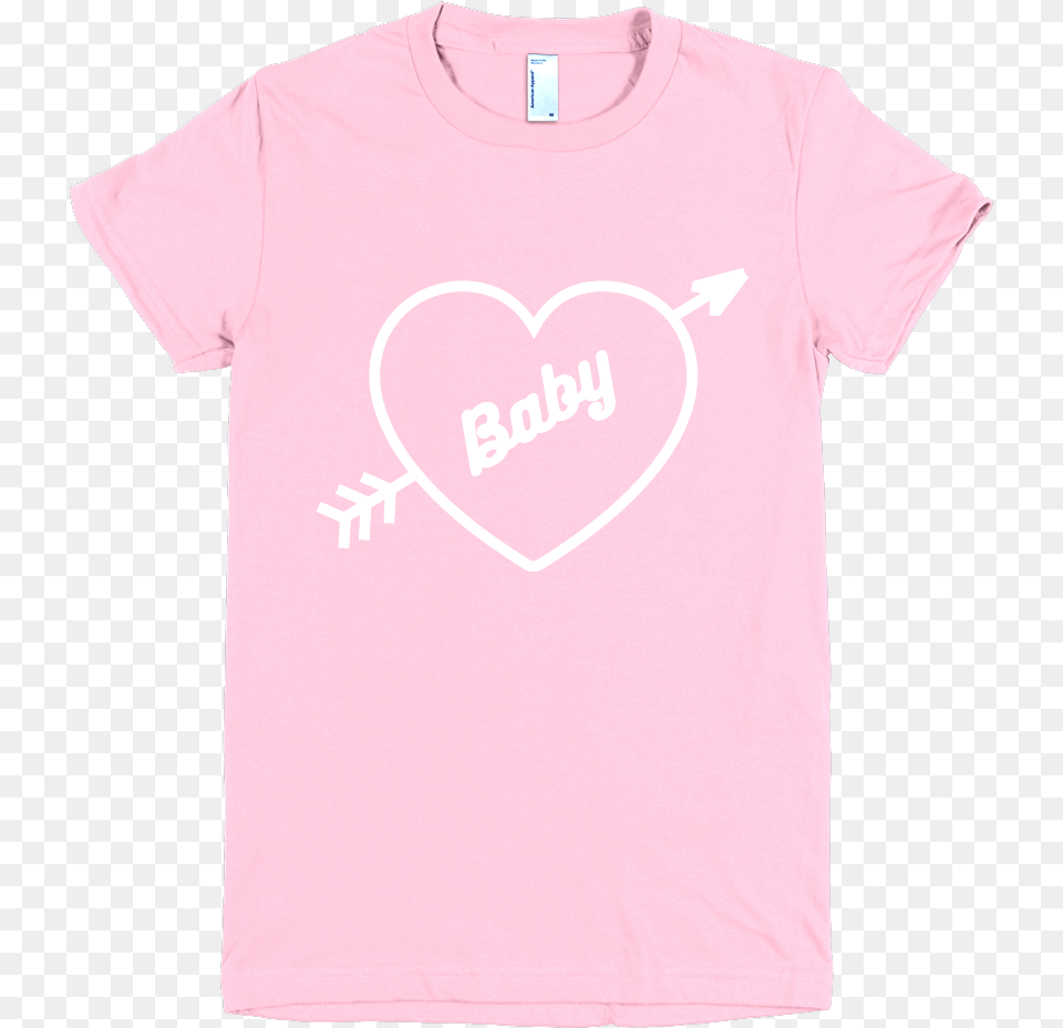 Pink Arrow Heart Pin Up Rockabilly Princess Babygirl Heart, Clothing, Shirt, T-shirt Png