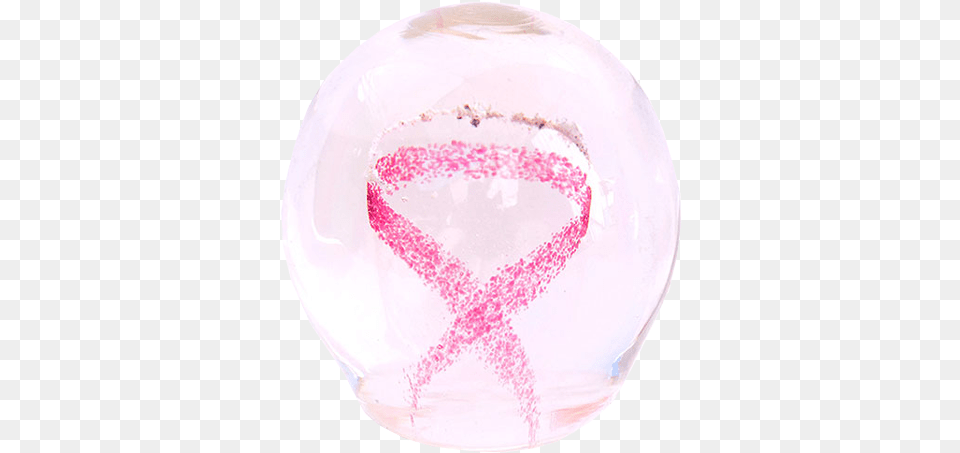 Pink Awareness Ribbon Ashes In Glass Memorial Cremation, Pottery, Jar, Plate, Vase Free Png