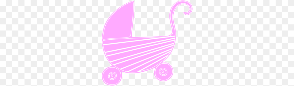 Pink Baby Bassinet Clipart, Furniture, Bed Free Transparent Png