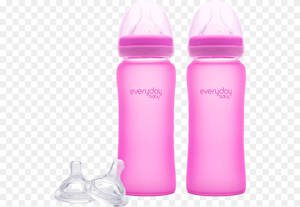 Pink Baby Bottles, Bottle, Water Bottle Png