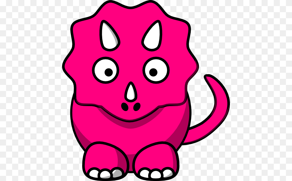 Pink Baby Dinosaur Clip Art, Animal, Bear, Mammal, Plush Free Png Download