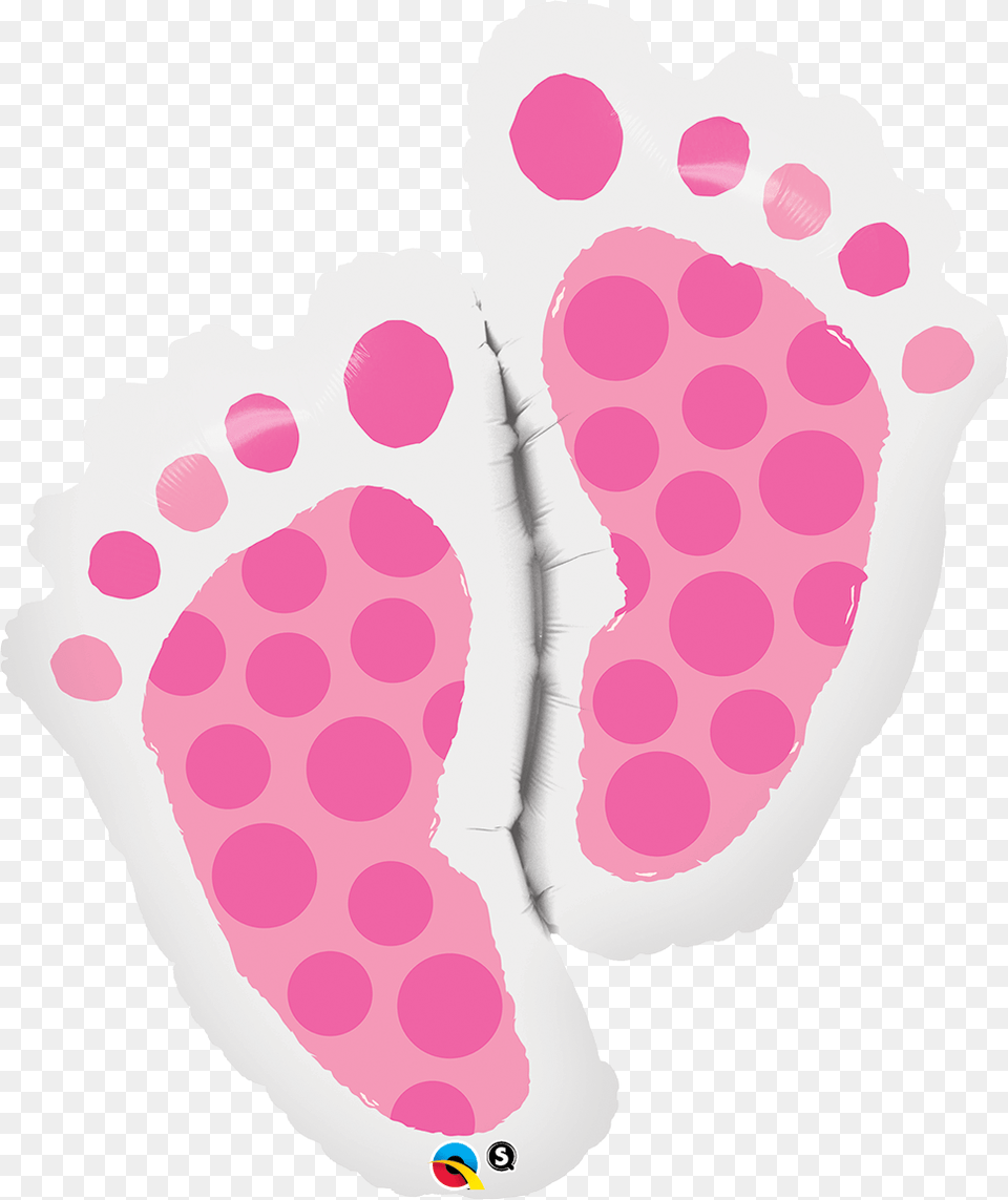 Pink Baby Footprint Baby Feet Balloon Bouquets, Pattern Free Png
